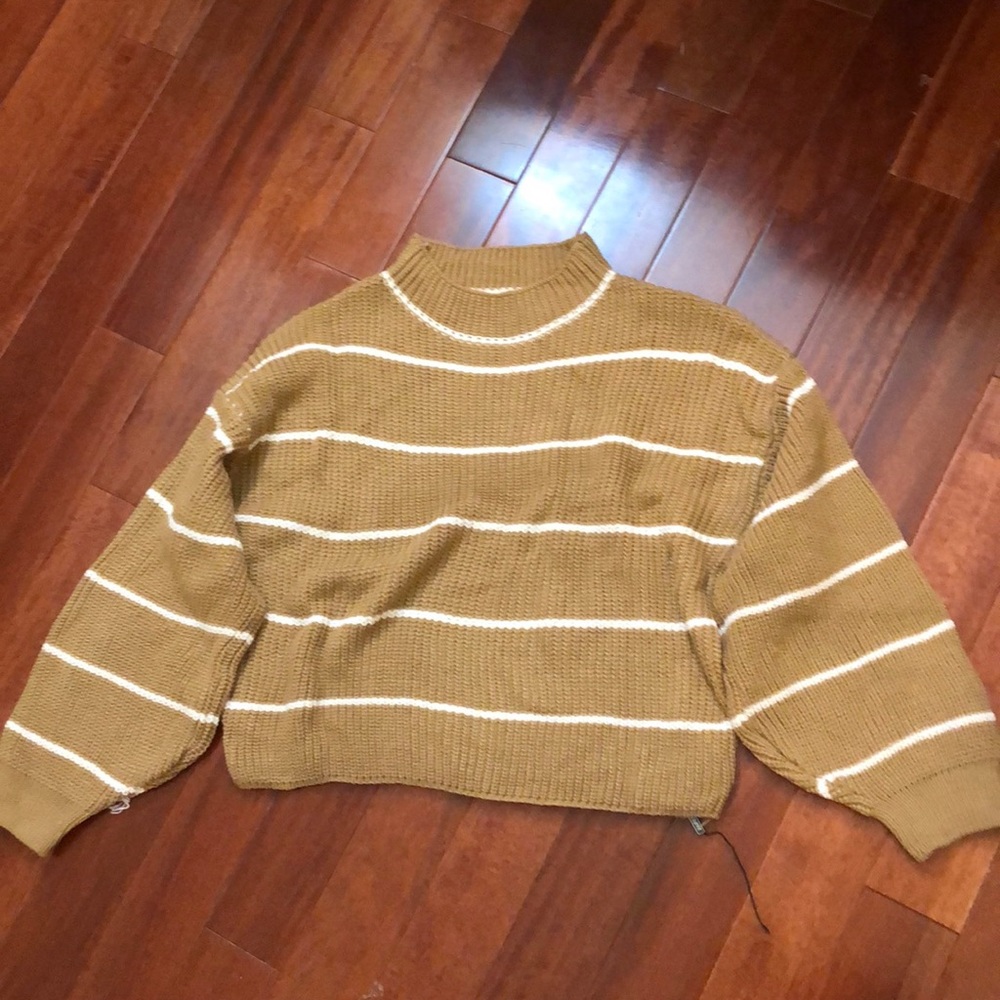 zaful striped sweater